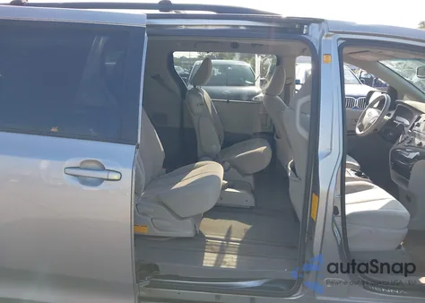 2012 Toyota Sienna Le V6 8 Passenger из США, поврежденный, VIN 5TDKK3DC3CS228293